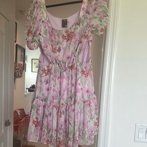 Floral Puff Sleeve Dress